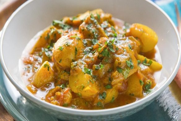 Milk Potato Curry